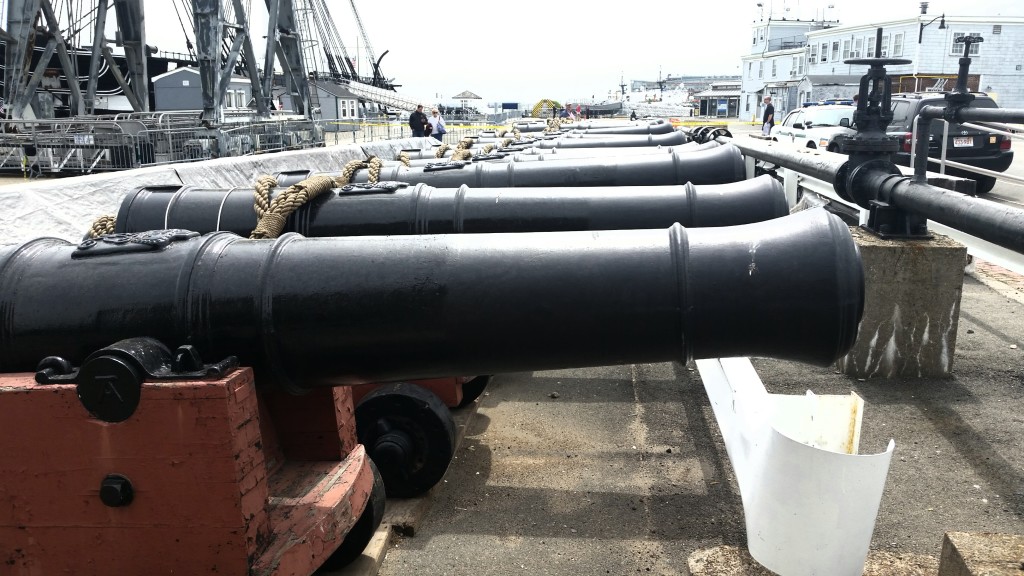 Constitution‘s replica long guns will be refurbished along with their carriages during the 2015-2017 restoration. [Courtesy USS Constitution Museum]
