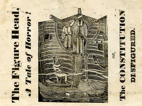 Broadside, ca. 1834. [USS Constitution Museum Collection 2253.1]