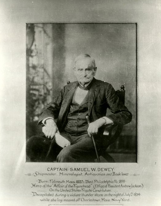 Photographic portrait of Samuel Dewey [Courtesy Naval History & Heritage Command Detachment Boston]