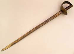 1808 Pattern Nathan Starr Cutlass. USS Constitution Museum Collection.