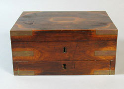 A dressing case that belonged to Commodore William Bainbridge. USS Constitution Museum Collection.