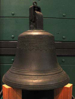 Ship's Bell from HMS Guerriere - USS Constitution Museum