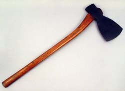 Side axe belonging to Jacob Sibley. USS Constitution Museum Collection.