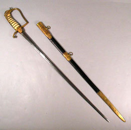 Isaac Hull's sword. USS Constitution Museum Collection.