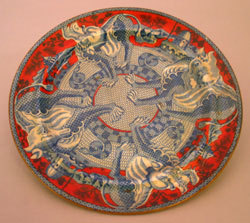 Dinner plate removed from HMS Guerriere by Captain Isaac Hull. USS Constitution Museum Collection.