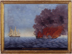 Constitution and Guerriere by George Ropes, Jr. USS Constitution Musuem Collection.