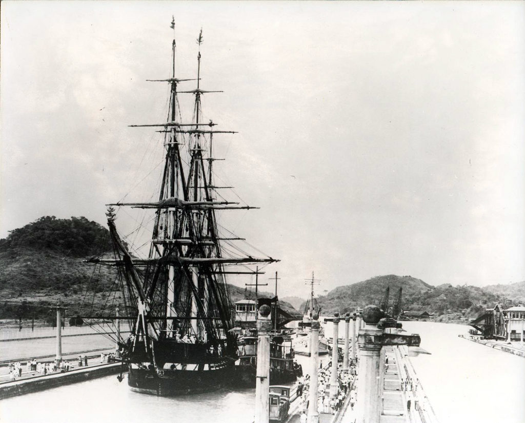 Panama Canal, 1933 [Courtesy USS Constitution Museum]