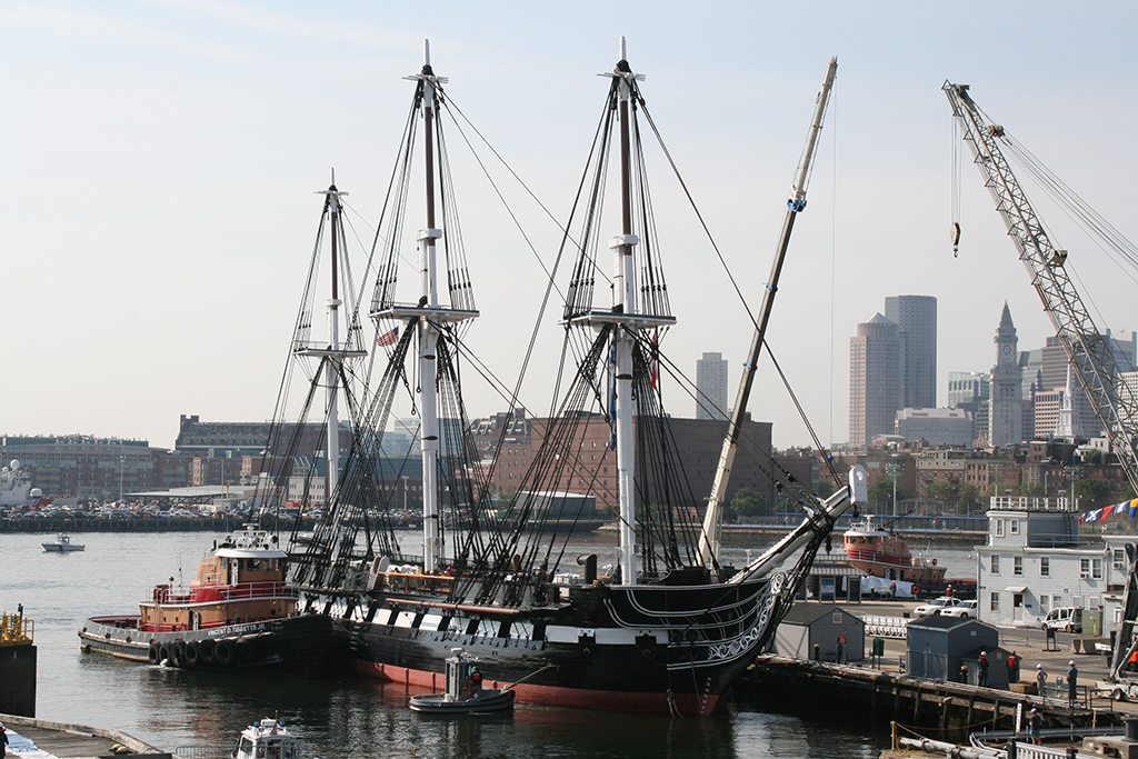 work on uss constitution continues... - uss constitution