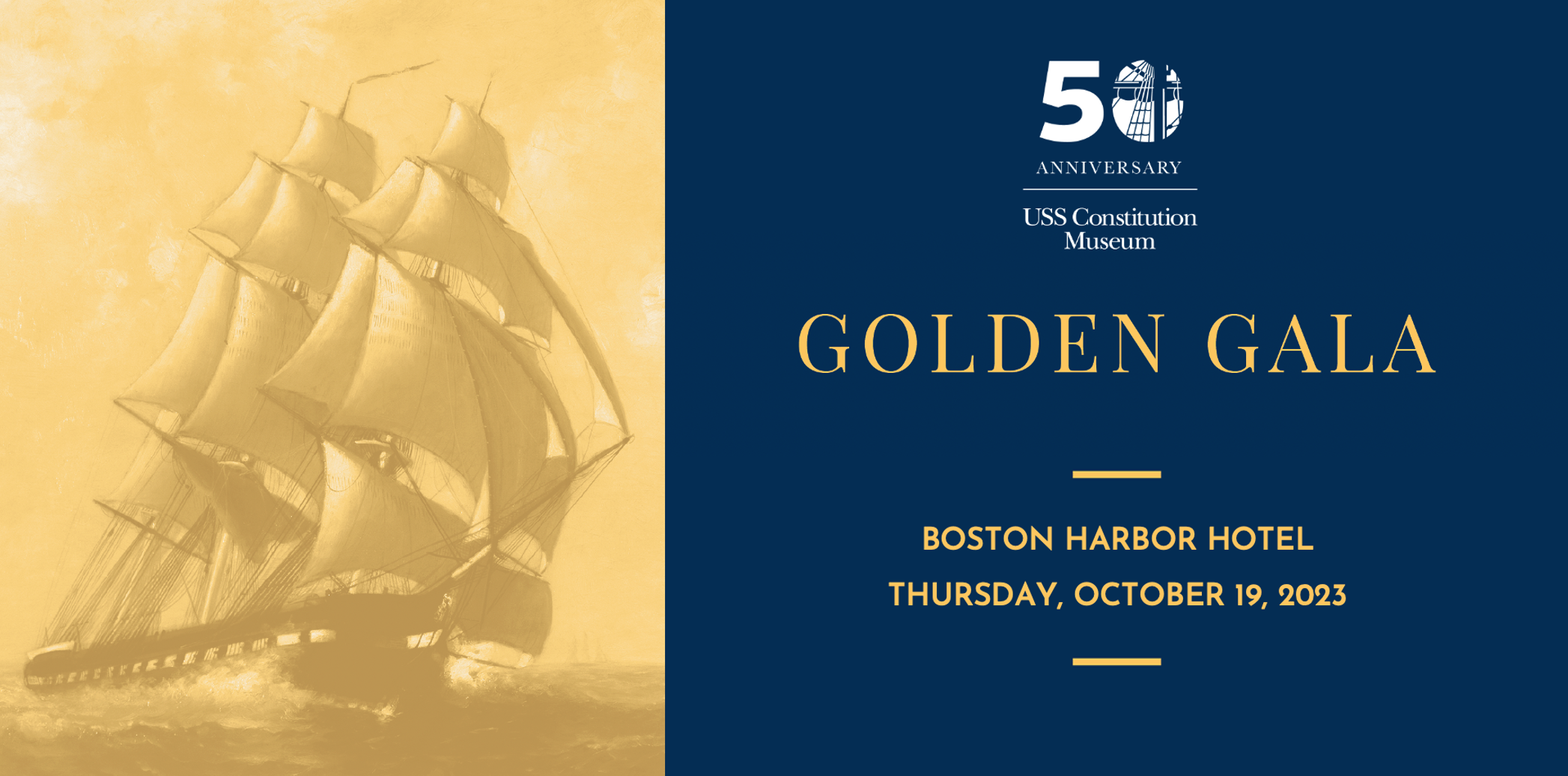 USS Constitution Museum Golden Gala