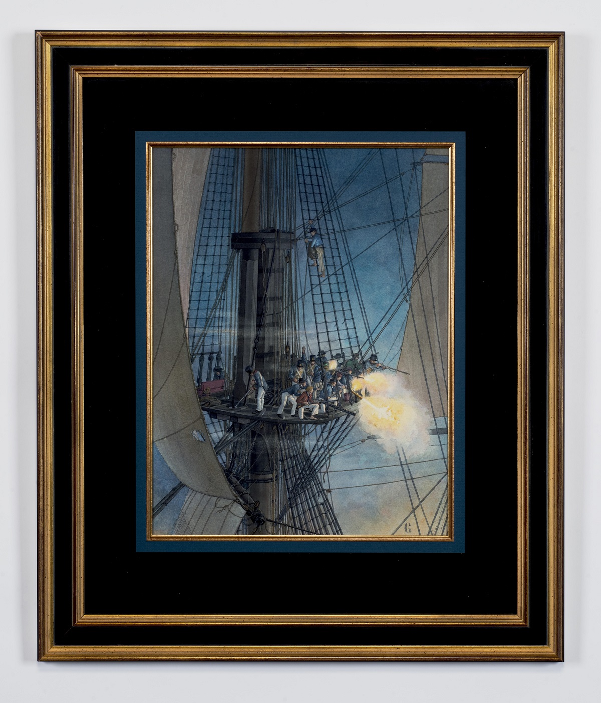 USS Constitution Museum Marines Fighting. 